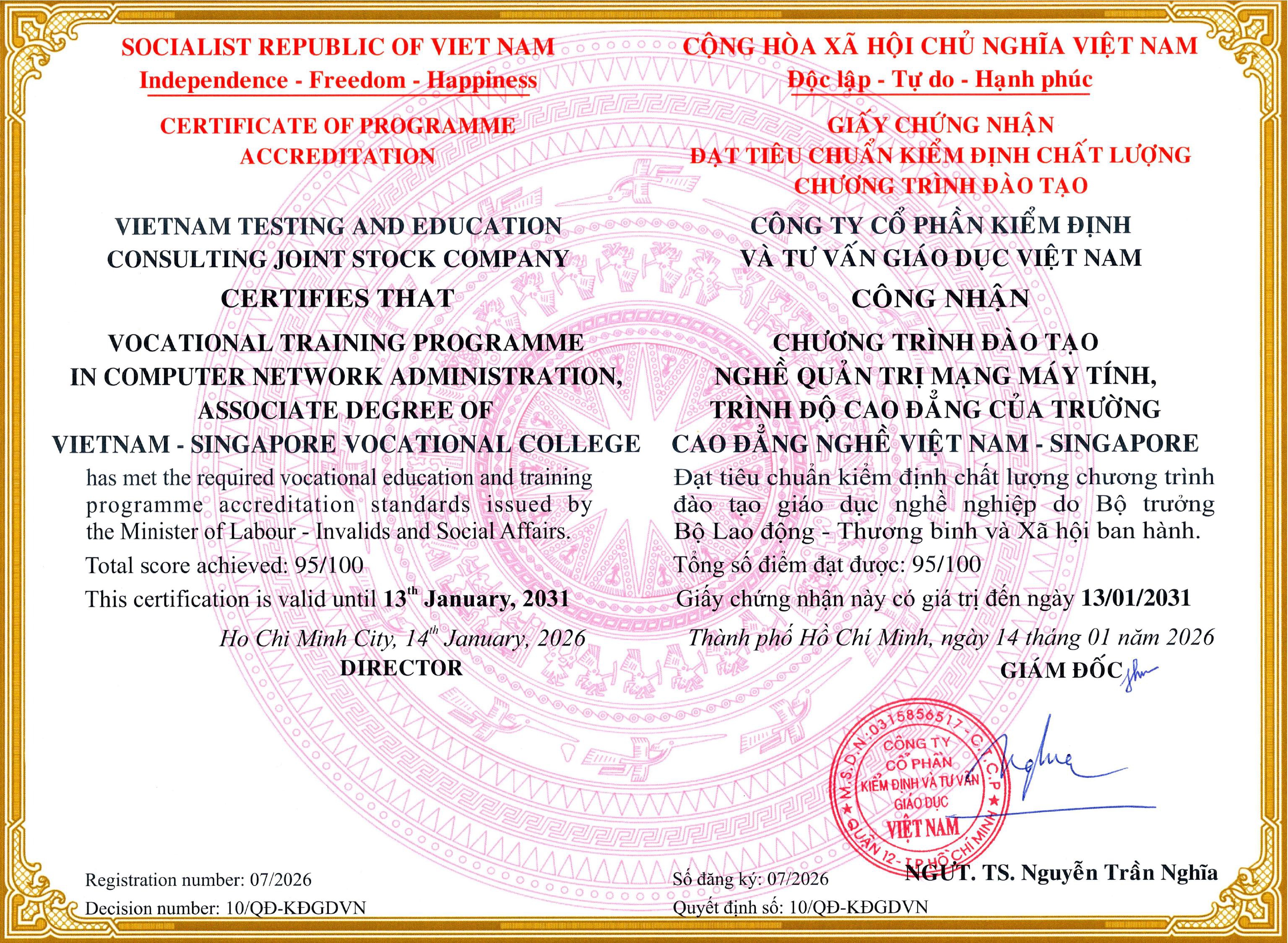 07. GCN_CN KQĐGN_CTĐT QTM MÁY TÍNH_TRƯỜNG CĐN VIỆT NAM - SINGAPORE_0001-hình ảnh-1