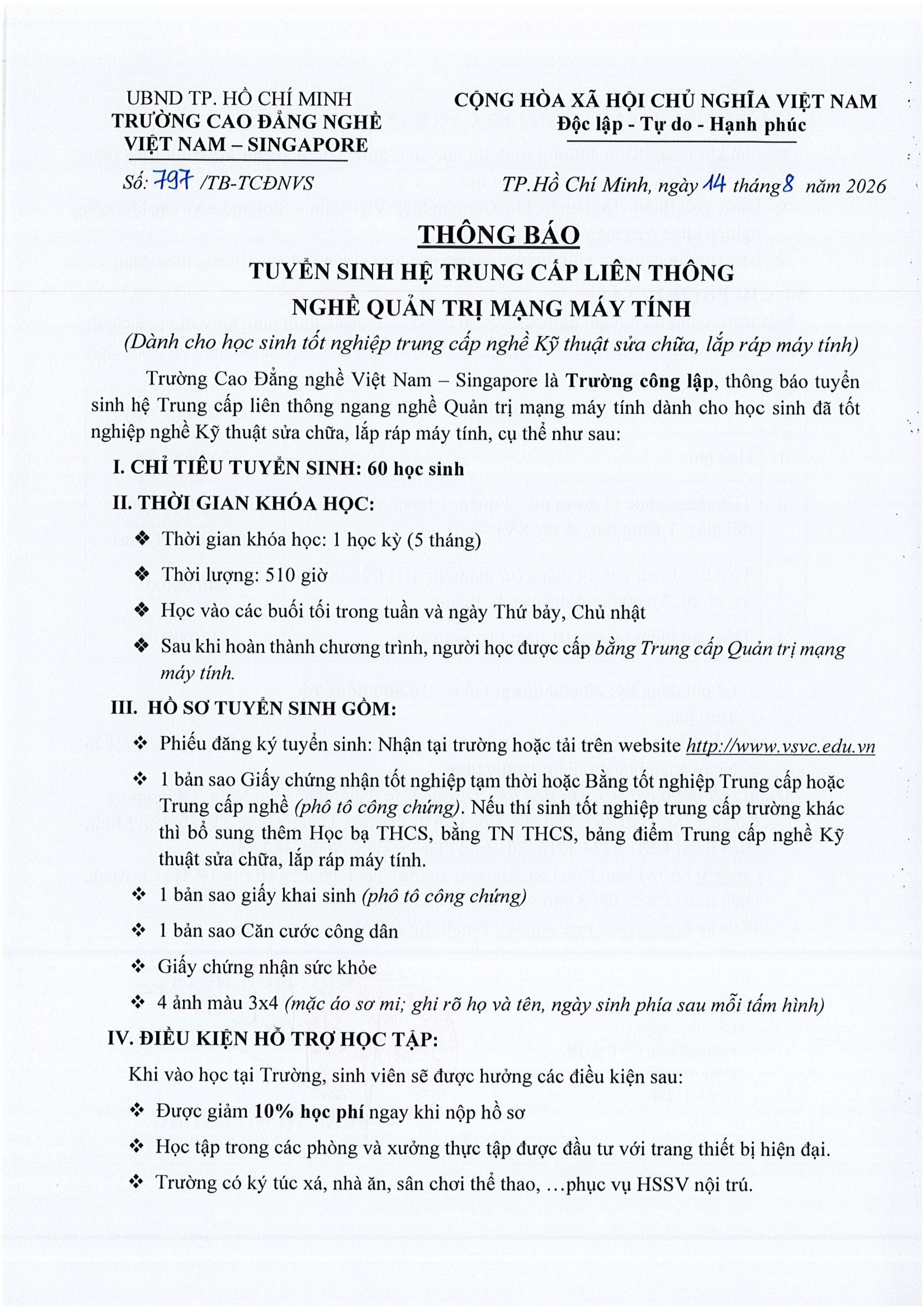 797 - TB tuyen sinh he Trung cap lien thong nghe Quan tri mang may tinh (1)-hình ảnh-0